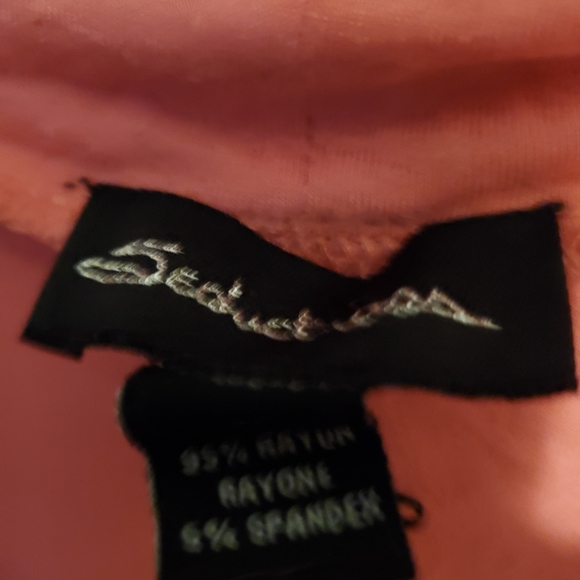 Seduction Hot Pink Cropped Sweater/Shirt - Size M - Picture 2 of 6